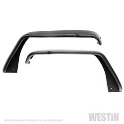 Fender Flares, Snyper Tube, Front, Steel, Black Textured Powdercoated, Jeep, JL, JT, Kit