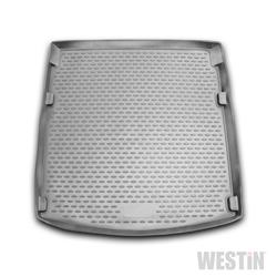 Floor Mat, Profile Floor Liner, Trunk Liner Position, Rubberized Polymer, Black, Westin Logo, Audi, Each