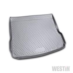 Floor Mat, Profile Floor Liner, Cargo Area, Rubberized Polymer, Black, Westin Logo, Audi, Each