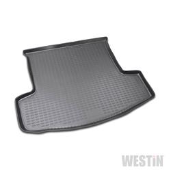 Floor Mat, Profile Floor Liner, Cargo Area, Rubberized Polymer, Black, Westin Logo, Saturn, Each