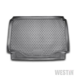 Floor Mat, Profile Floor Liner, Cargo Area, Rubberized Polymer, Black, Westin Logo, Chevy, Each