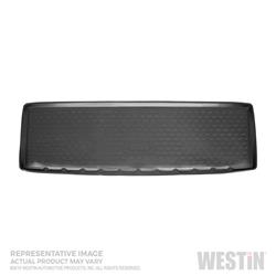 Floor Mats, Profile Floor Liners, Cargo Area, Rubberized Polymer, Black, Westin Logo, Buick, Chevrolet, GMC, Each