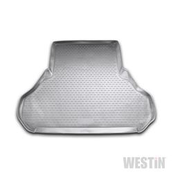 Floor Mat, Profile Floor Liner, Trunk Liner Position, Rubberized Polymer, Black, Westin Logo, Chrysler, Each