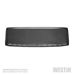 Floor Mat, Profile Floor Liner, Cargo Area, Rubberized Polymer, Black, Westin Logo, Land Rover, Each