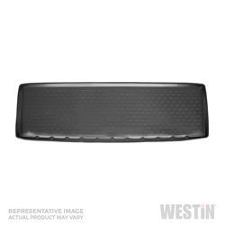 Floor Mat, Profile Floor Liner, Trunk Liner Position, Rubberized Polymer, Black, Westin Logo, Mercedes-Benz, Each