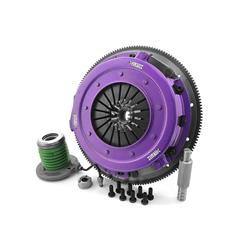 Clutch Kit Inc Chromoly Flywheel + HRB; 10.5 in. Twin Solid Organic Discs