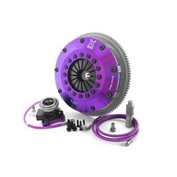 Clutch Kit Inc Chromoly Flywheel + HRB; 8 in. Twin Sprung Ceramic Clutch Discs