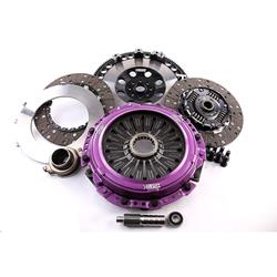 Clutch Kit Inc Chromoly Flywheel; 9 in. Twin Sprung Organic Clutch Discs