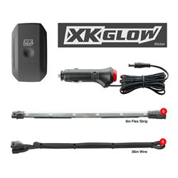 New Style 6x10" XKchrome Car Interior Mini Kit with Dual-Mode Dash Mount Controller