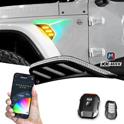 XKmax Jeep Air Vent Light RGB+ Amber Turn & Running App Cntl