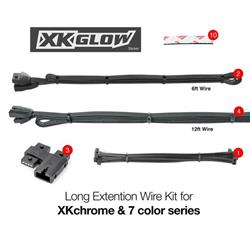 Extension Wire Kit for XKchrome & 7 Color Series for Car