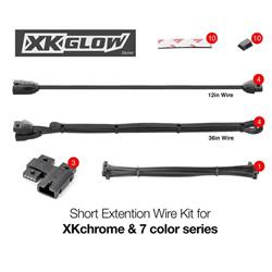 Extension Wire Kit for XKchrome & 7 Color Series for Motorcyle