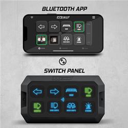 XKcommand Bluetooth Switch Panel for Lights 12V Accessory Offroad