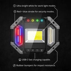 XKDEFENDER - 7 MODE LED WORK & SECURITY LIGHT W/ REMOTE