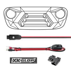 XKCHROME LED Grill Kit for JK Wrangler