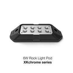 6W XKchrome Low Profile Ultra Bright Rock Light Pod