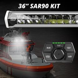 Light Bar Kit Emergency Search and Rescue Light System White 36" SAR90