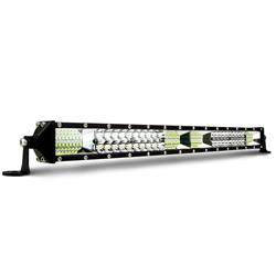 Auxiliary Light, Razor 2-in-1 LED Light Bar, Spot/Flood Style, LED, White/Green, Rectangular, Clear Lens, 12-24 V, Black Housing, 20 in. Length, Each