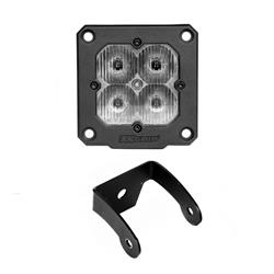 2pc Flush Mount XKchrome 20w LED Cube Light with RGB Accent Light Kit w/ Controller- Driving Beam