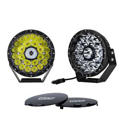 2pc 9in 110W Combo Beam Offroad Round Work Light Kit