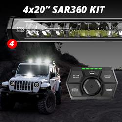 (4) 20" SAR360 Light Bar Kit Emergency Search and Rescue Light System