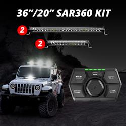 (2)36" (2)20" SAR360 Light Bar Kit Emergency Search and Rescue Light System