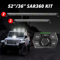 (2)52" (2)36" SAR360 Light Bar Kit Emergency Search and Rescue Light System