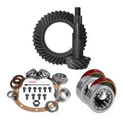 Ring and Pinion Gears,Yukon Gear & Axle 8.6" GM, 3.73 Ratio Rear Ring & Pinion GearInstall Kit Axle Bearings & Seals