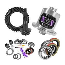Ring and Pinion Gears,Yukon Gear & Axle 9.75" Ford, 3.55 Ratio Rear Ring & Pinion Gearand 2.53" OD Axle Bearings & Seals