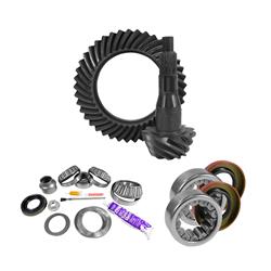 Ring and Pinion Gears,Yukon Gear & Axle 9.75" Ford, 4.11 Ratio Rear Ring & Pinion GearInstall Kit Axle Bearings & Seals