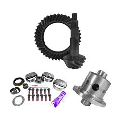 Ring and Pinion Gears,Yukon Gear & Axle 11.5" AAM, 3.73 Ratio Rear Ring & Pinion GearInstall Kit 30 Spline Yukon Dura Grip Limited Slip Positraction,