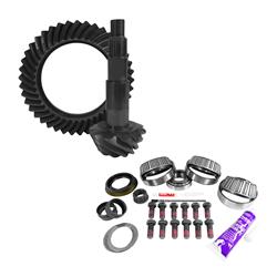 Ring and Pinion Gears,Yukon Gear & Axle 11.5" AAM, 4.56 Ratio Rear Ring & Pinion GearInstall Kit 4.375" OD Inner Pinion Bearing