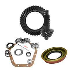 Ring and Pinion Gears,Yukon Gear & Axle 10.5" GM 14 Bolt, 4.11 Ratio Rear Ring & Pinion GearInstall Kit Package,