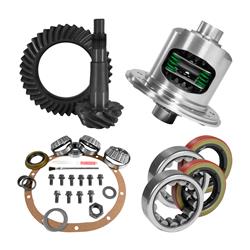 Ring and Pinion Gears,Yukon Gear & Axle 8.25" CHRYSLER, 3.07 Ratio Rear Ring & Pinion GearInstall Kit 29 Spline and 1.62" ID Axle Bearings & Seals