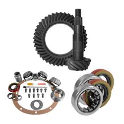 Ring and Pinion Gears,Yukon Gear & Axle 8.8" Ford, 3.55 Ratio Rear Ring & Pinion GearInstall Kit 2.25" OD Axle Bearings & Seals