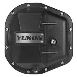 Differential Covers, Hardcore Differential Cover, Ford, Rear, 12-bolt, 10.25 in./10.5 in., Nodular Iron, Black Powdercoat, 12-bolt Ring Gear, Each
