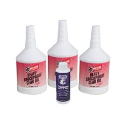Red Line Synthetic "Shock Proof" Oil with 4oz. positraction Additive. 3 Quarts.