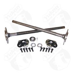 Axle Shafts, Rear, 29-spline Inner, Bolt-in, 1541H Alloy Steel, Bearings, AMC Model 20, Jeep, 4WD, Kit