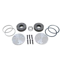 Axle Drive Flanges, Front, 35-spline, Steel, Natural, Caps, Dana 60, Chevy, Dodge, Ford, GMC, Kit