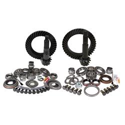 Ring and Pinion Gears and Installation Kit Combo, 4.56:1 Ratio, Dana 30 Front, Chrysler 8.25 in. Rear, Jeep
