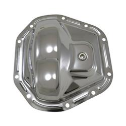 Differential Cover, 10-bolt, Steel, Chrome, Dana 60, Dana 61, Standard Rotation, Each