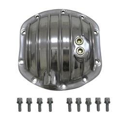 Differential Cover, 10-bolt, Aluminum, Polished, Dana 30, Standard Rotation Only, Each