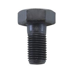 Ring Gear Bolt, Hex Head, 7/16-20 in. Thread Size, Steel, Black, Each