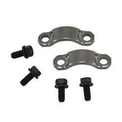 U-Joint Straps, 7290 Style, Steel, Natural, Differential Location, Chrysler, Kit
