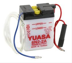 Battery, 6 V, Starting, Wet Cell, Top Terminals, Each