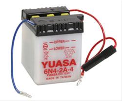 Battery, 6 V, Side Post, 2.813 in. Length, 2.813 in. Width, 2.813 in. Height, Each