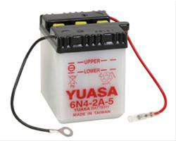 Battery, 6 V, Side Post, 2.813 in. Length, 2.813 in. Width, 3.750 in. Height, Each