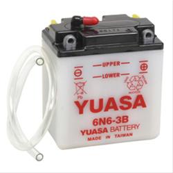 Battery, 6 V, Top Post, 3.813 in. Length, 2.25 in. Width, 4.375 in. Height, Each