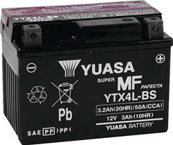 Battery, 12 V, 50 Cold Cranking Amps, Top Post, 4.50 in. Length, 2.812 in. Width, 3.375 in. Height, Each